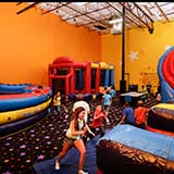 Bounce house slides