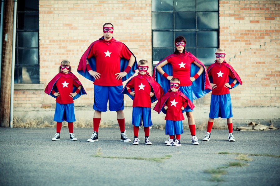 At Home Superhero Party
