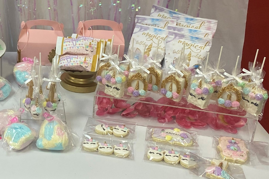 Rice Krispie Treats at Pump It Up Party